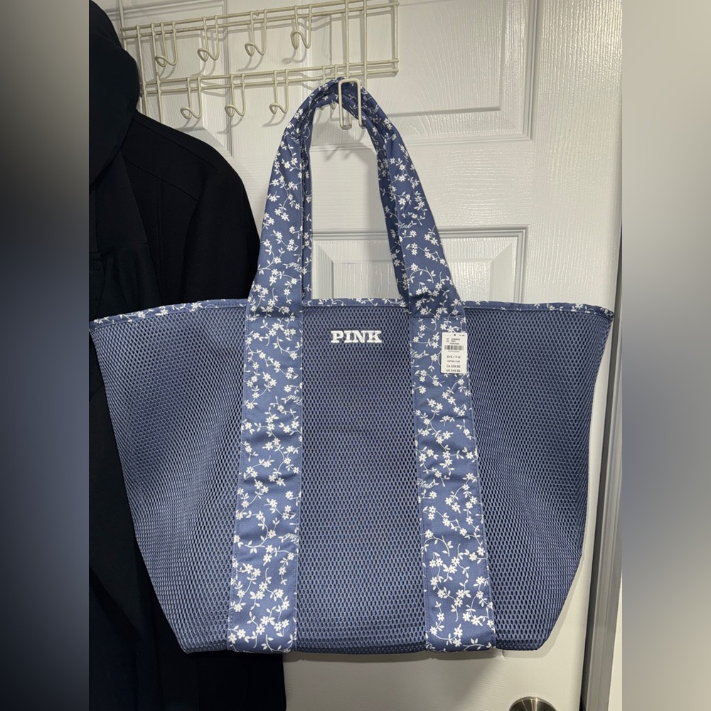 PINK floral tote
